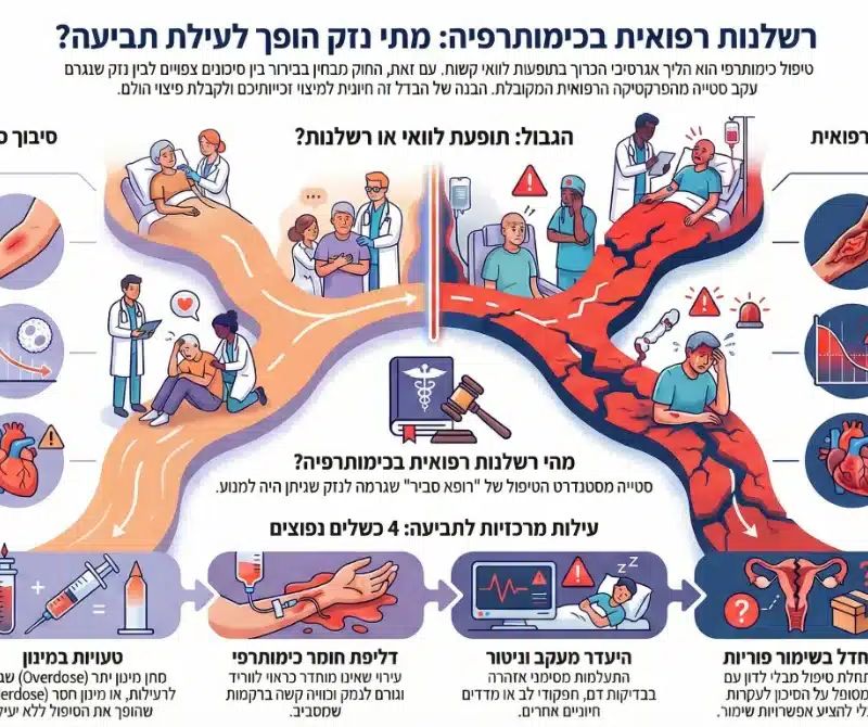 רשלנות רפואית בטיפול כימותרפי